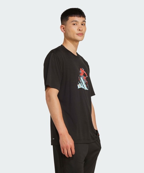 adidas tシャツ クライマクール ドゥードル ハント バイク