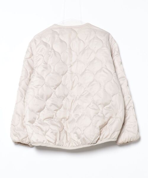 「ITEMS URBANRESEARCH」 ノーカラージャケット FREE ベージュ系その他 レディース_画像2