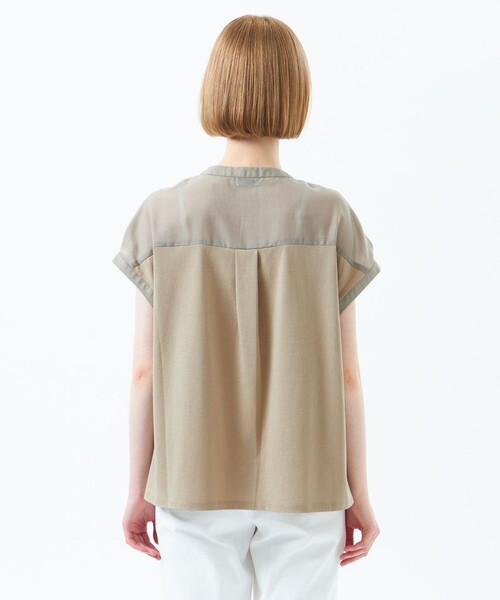 MACKINTOSH PHILOSOPHY ブラウス シャツ ドレープローンコンビ