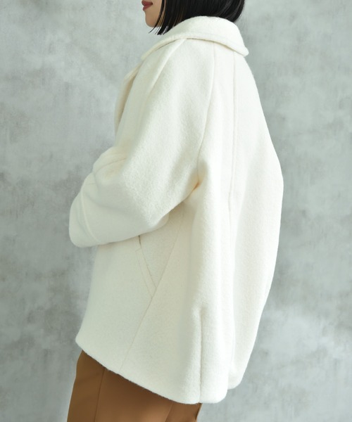 「INTERPLANET」 コート FREE オフホワイト レディース_画像6