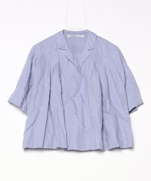 「chambre de charme」 半袖シャツ FREE ブルー レディース