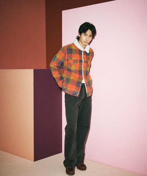 Levi's（リーバイス） コーデュロイジャケット M レッド メンズ