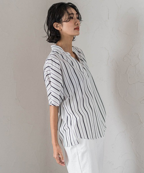 la.f（ラ・エフ） ブラウス シャツ 夏 半袖 入学式 卒業式 半袖