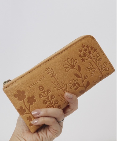 zucchero ズッケロ 花柄デザインL字長財布 財布 zucchero ズッケロ 花柄デザインL字長財布 レディース : ZOZOTOWN