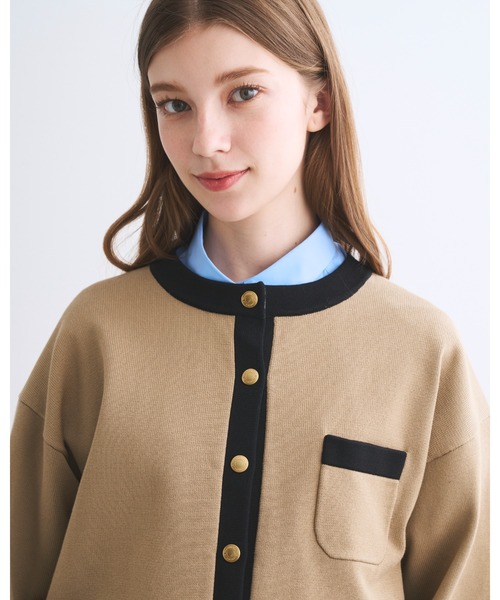 新品　25AW　トラディショナルウェザーウェア　ARKLEY KNIT　金ボタン ARKLEY KNIT アークリー ニット｜ネイビー｜メンズ｜ニット