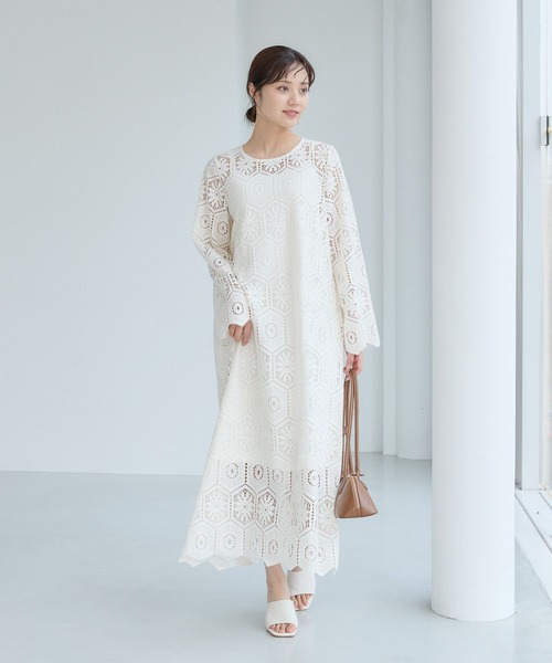 Andemiu ワンピース クロシェレースワンピース577770 : ZOZOTOWN