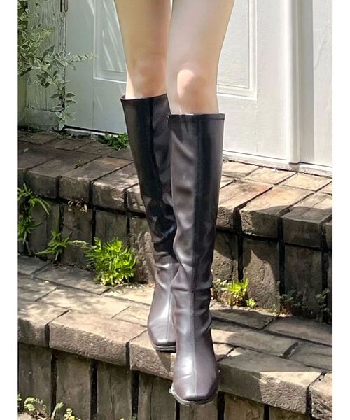 MERCURYDUO ストレッチロングブーツ 38サイズ MERCURYDUO