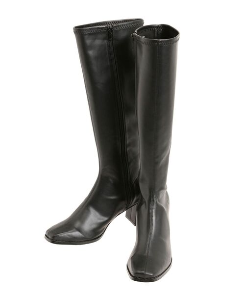 MERCURYDUO ストレッチロングブーツ 38サイズ MERCURYDUO（マーキュリーデュオ） ブーツ ストレッチロングブーツ