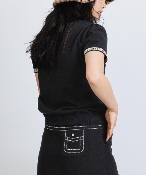 archivio（アルチビオ） ニット セーター 「LADIES」ステッチ風