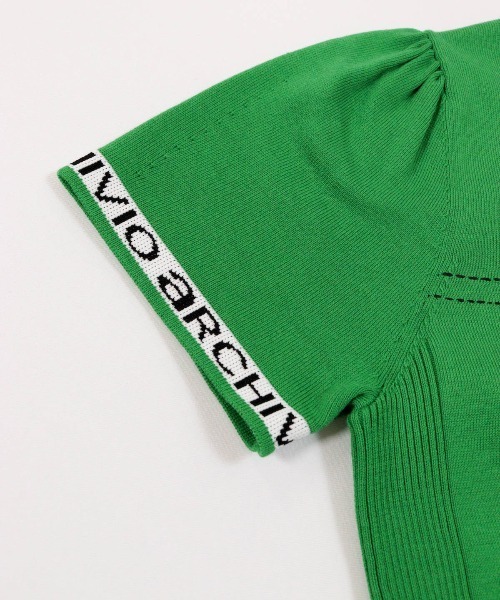 archivio アイボリー セーター 新品 archivio（アルチビオ） ニット セーター 「LADIES」ステッチ風