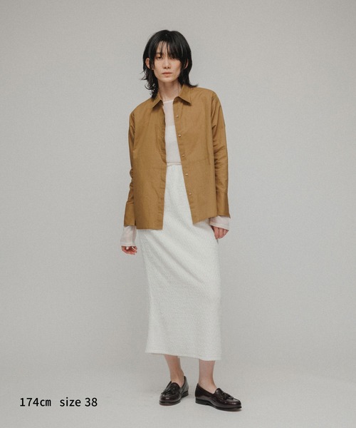 「M TO R」 長袖シャツ 40 イエロー系その他3 レディース