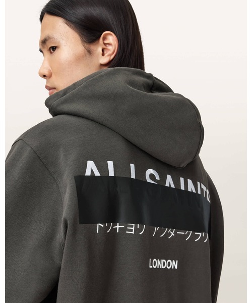 ALLSAINTS（オールセインツ） パーカー REDACT ZIP UP HOODIE | REDACT 