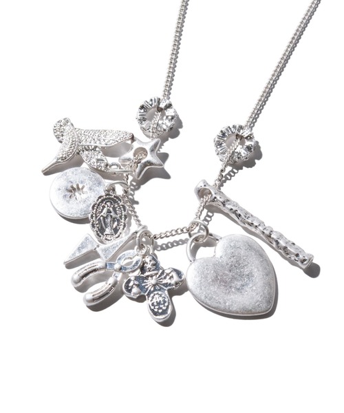 glamb グラム マルチチャームネックレス　シルバーネックレス Multi Charm Necklace / マルチチャームネックレス（ネックレス