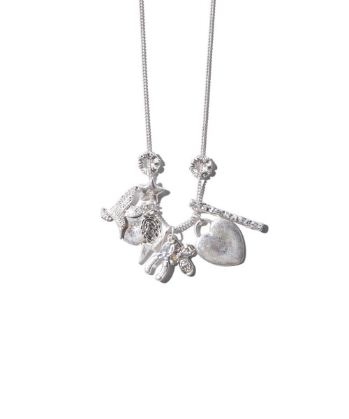 glamb グラム マルチチャームネックレス　シルバーネックレス Multi Charm Necklace / マルチチャームネックレス（ネックレス