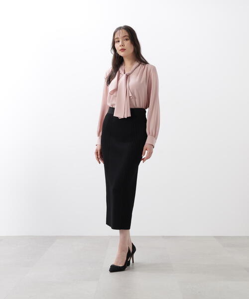 PINKY&DIANNE（ピンキー アンド ダイアン） スカート ベルト付き総針