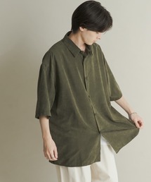 シャツ エクストラルーズピーチサテンショートスリーブシャツ メンズ｜ZOZOTOWN Yahoo!店