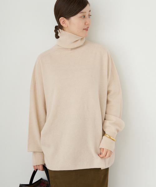 イエナ　ニット　ハイネックプルオーバー セール】AQUAローゲージハイネックプルオーバー◇（ニット/セーター