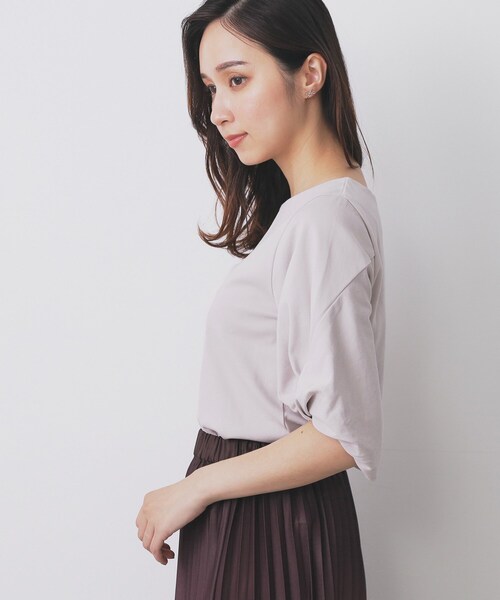 index（インデックス） tシャツ パフスリーブツイストタックトップス