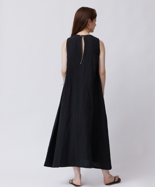 「BABYLONE」 ノースリーブワンピース FREE ナチュラル レディース_画像7