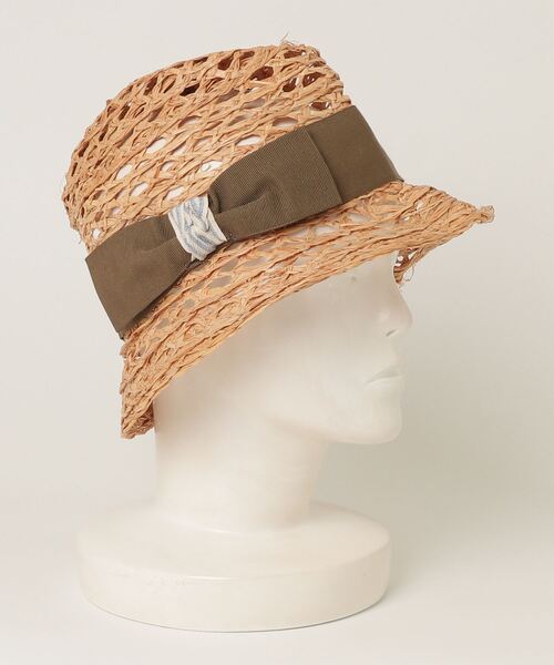 「FERRUCCIO VECCHI」 ストローハット - ベージュ レディース_画像3