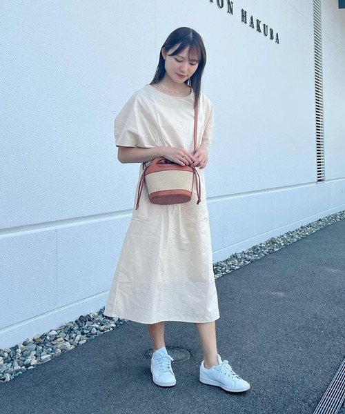 「ROOPTOKYO」 半袖ワンピース FREE ネイビー レディース_画像4