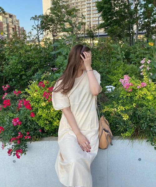 「ROOPTOKYO」 半袖ワンピース FREE ネイビー レディース_画像7