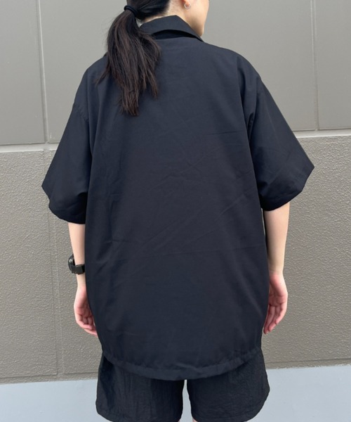 「BROKEN BASE」 半袖シャツ LARGE ライトベージュ メンズ_画像8