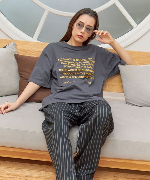 「FFEIN」 半袖Tシャツ MEDIUM ホワイト メンズ_画像5