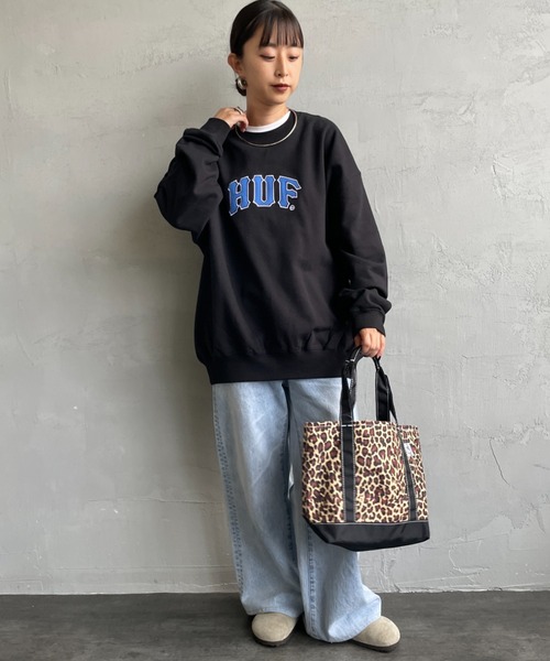 HUF（ハフ） トレーナー スウェット ARCH APPLIQUE ブランドロゴ