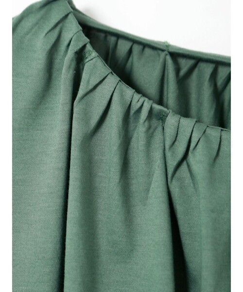 「mizuiroind」 半袖カットソー FREE ネイビー レディース_画像4