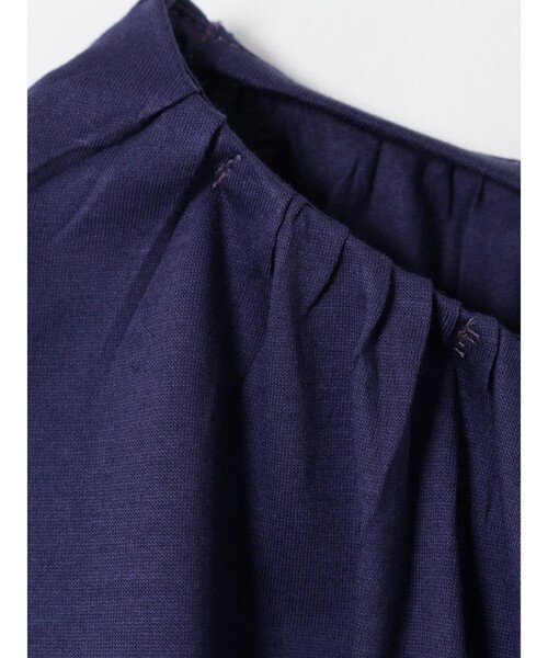 「mizuiroind」 半袖カットソー FREE ネイビー レディース_画像5