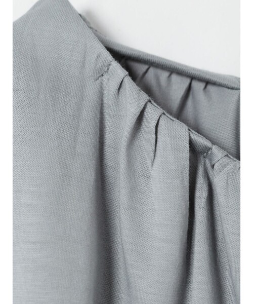 「mizuiroind」 半袖カットソー FREE ネイビー レディース_画像6