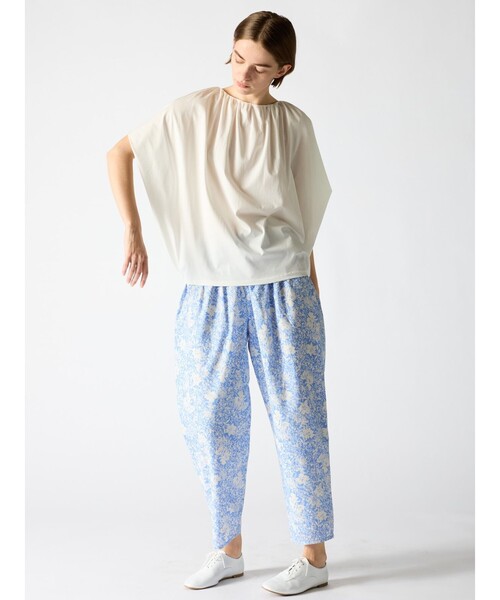 「mizuiroind」 半袖カットソー FREE ネイビー レディース_画像8