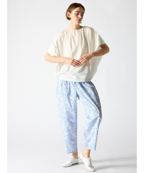 「mizuiroind」 半袖カットソー FREE ネイビー レディース_画像9