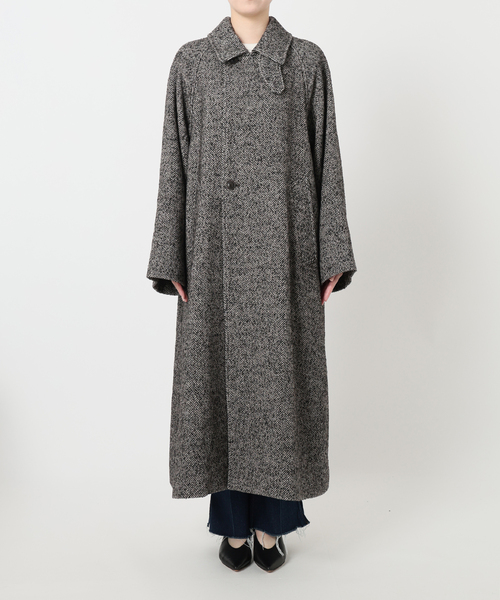 新品⭐️ SLOBE IENA♡ツイードステンカラーコート 今期 SLOBE IENA（スローブイエナ） ステンカラーコート コート ツイード