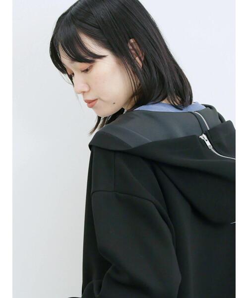 Samansa Mos2 blue（サマンサモスモスブルー） ジャケット ノーカラー