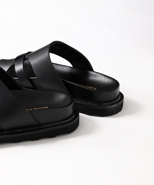 「CAMINANDO」 フラットサンダル 37 ブラック レディース_画像5