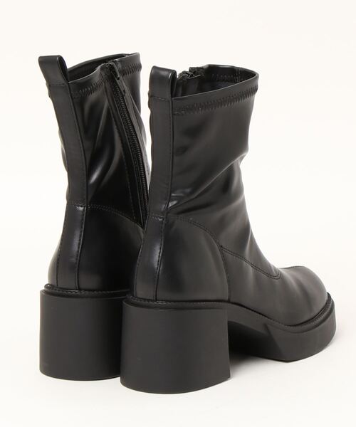 「YOSUKE」 ショートブーツ 40 オフホワイト レディース_画像2