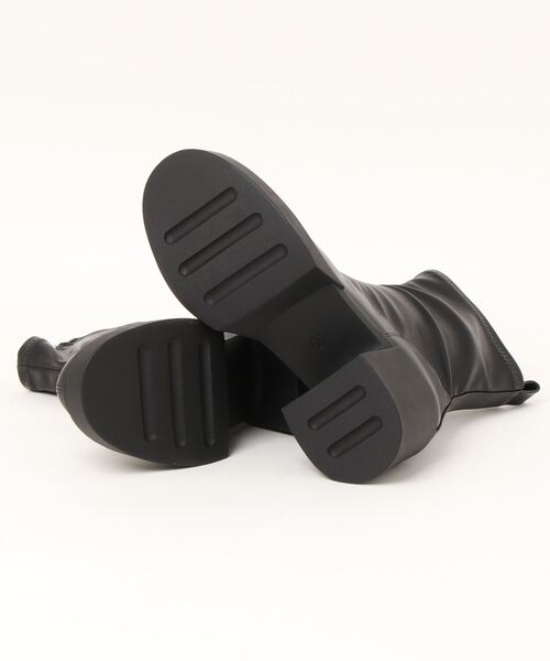 「YOSUKE」 ショートブーツ 40 オフホワイト レディース_画像3