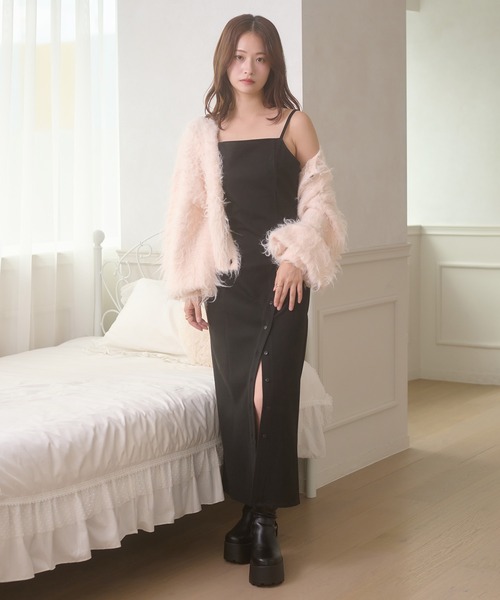 Ambre Neige（アンブルネージュ） ワンピース front button slit