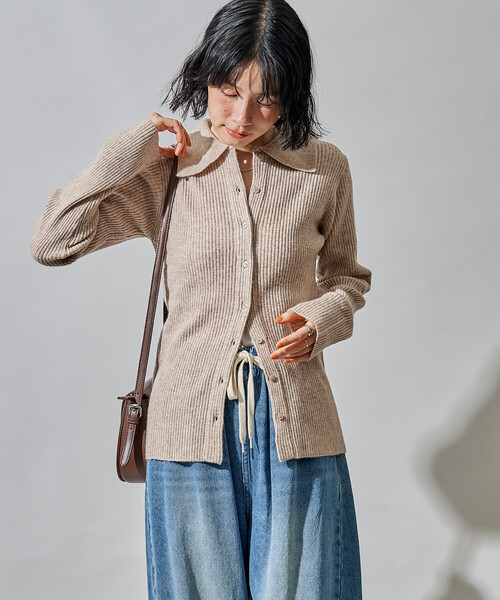 FREAK'S STORE（フリークスストア） カーディガン ポロ襟 ニット