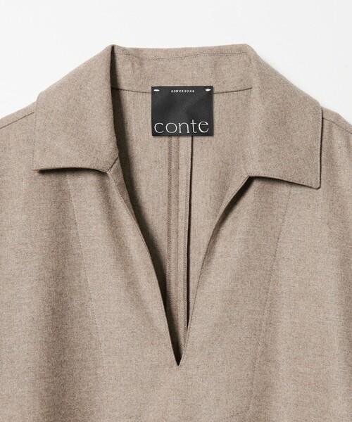 conte ワンピース 「conte」フランネル ロングワンピース : ZOZOTOWN