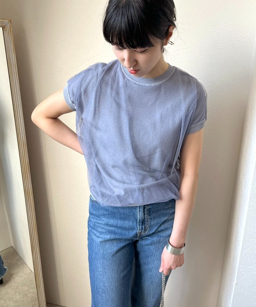 「LHELBIE」 ニットベスト M ベージュ レディース_画像8