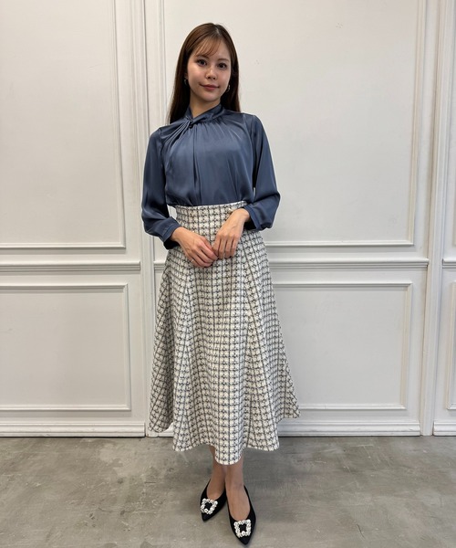 12Twelve Agenda（トゥエルブ アジェンダ） スカート チェックツイード