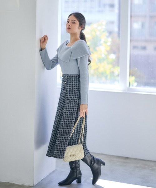 12Twelve Agenda（トゥエルブ アジェンダ） スカート チェックツイード