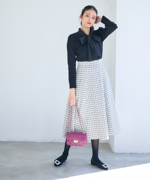12Twelve Agenda（トゥエルブ アジェンダ） スカート チェックツイード