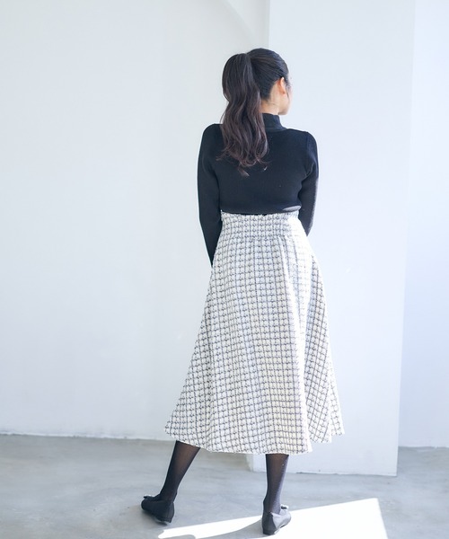 12Twelve Agenda（トゥエルブ アジェンダ） スカート チェックツイード