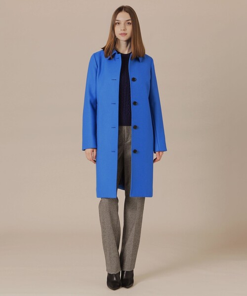 PAPAS パパス メルトンコート ブルー D0444KJM58 M MACKINTOSH LONDON（マッキントッシュ ロンドン） ステンカラーコート