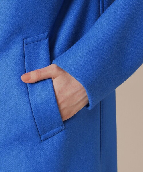 未使用✨　マッキントッシュ　ロンドン　ステンカラー　コート　ナイロン　ブルー　L マッキントッシュ ロンドン MACKINTOSH LONDON ステンカラーコート