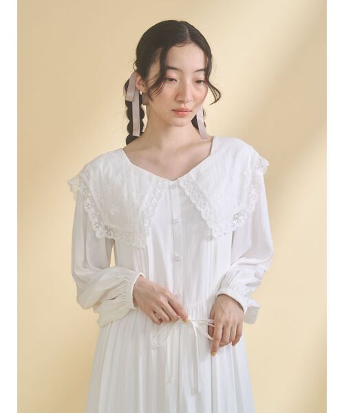 merry jenny（メリージェニー） ワンピース airy lace collar
